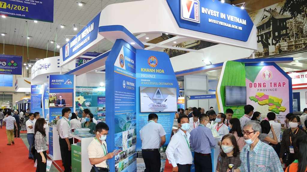 Mô hình triển lãm kết hợp giữa gian hàng truyền thống và gian hàng từ xa là nhằm linh hoạt cách thức tiếp cận khi doanh nghiệp quốc tế không thể sang Việt Nam.