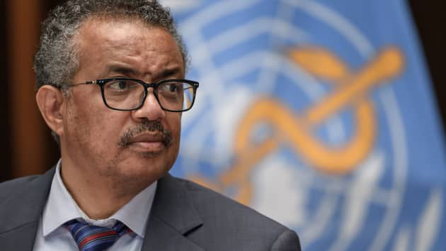 Tổng Giám đốc WHO Tedros Adhanom Ghebreyesus - Ảnh: Getty/CNBC.