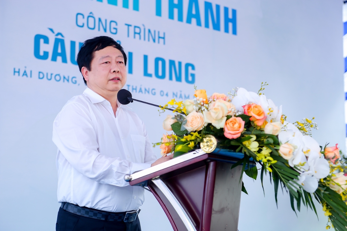 Ông Nguyễn Dương Thái - Chủ tịch UBND Tỉnh Hải Dương: Cầu Hải Long là cây cầu đẹp nhất Hải Dương.