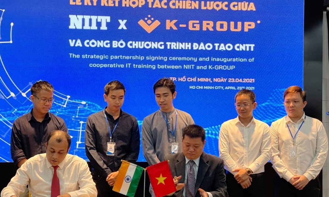 K-Group hợp tác NIIT đào tạo AI, IoT để giải “cơn khát” nhân lực CNTT.