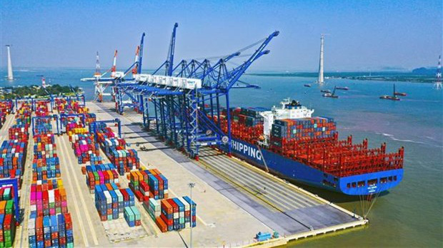 Cảng quốc tế Lạch Huyện tại Hải Phòng