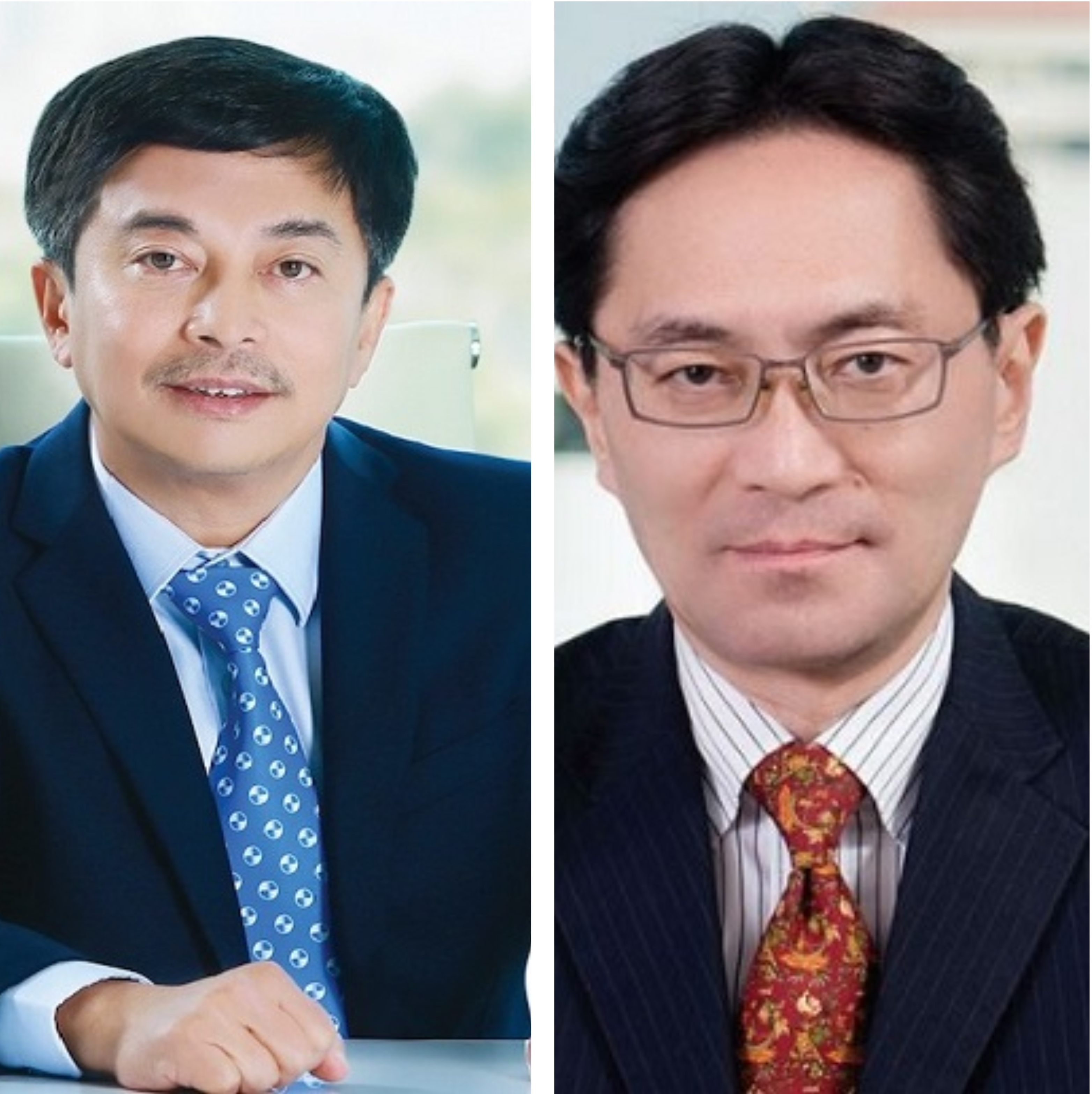 Ông Nguyễn Quang Thông (trái) và ông Yasuhiro Saitoh (phải).