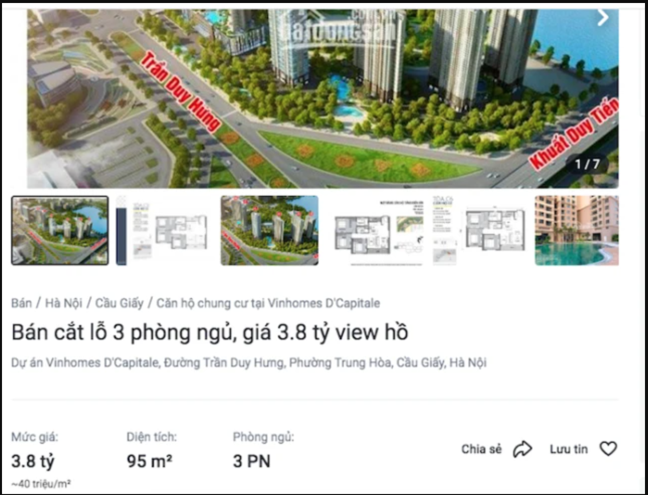 Rao  bán  chung  cư cao  cấp lỗ tiền  tỷ