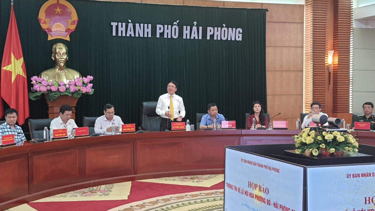 UBND thành phố Hải Phòng họp báo thông tin về Lễ hội Hoa Phượng Đỏ năm 2021