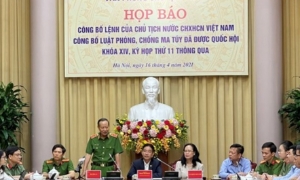 Công bố Lệnh của Chủ tịch nước công bố Luật Phòng, chống ma túy