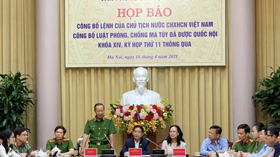 Công bố Luật Phòng, chống ma túy.