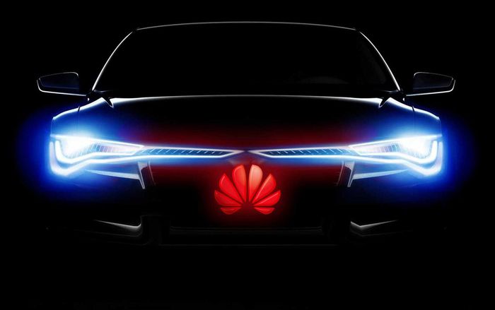 Ôtô gắn logo Huawei - Ảnh: Huawei