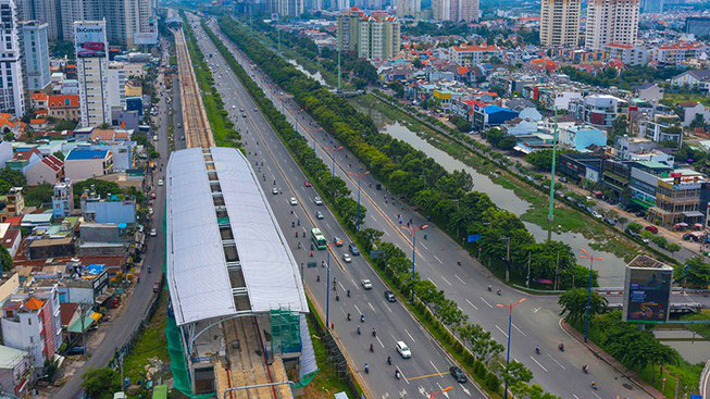 Tuyến metro 1 của Tp.HCM sẽ tăng tính kết nối giữa khu vực trung tâm và khu Đông của thành phố.