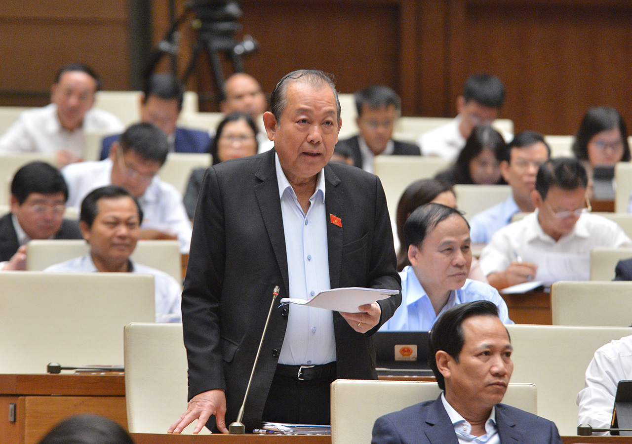 Phó thủ tướng Trương Hòa Bình - Ảnh: Quochoi.vn