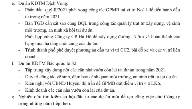 Nhiều dự án của Lideco gặp khó giải phóng mặt bằng nhiều năm nay.