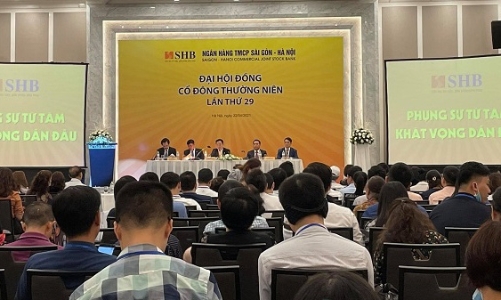 Cổ đông SHB vui vì giá cổ phiếu, muốn chia cổ tức nhiều hơn