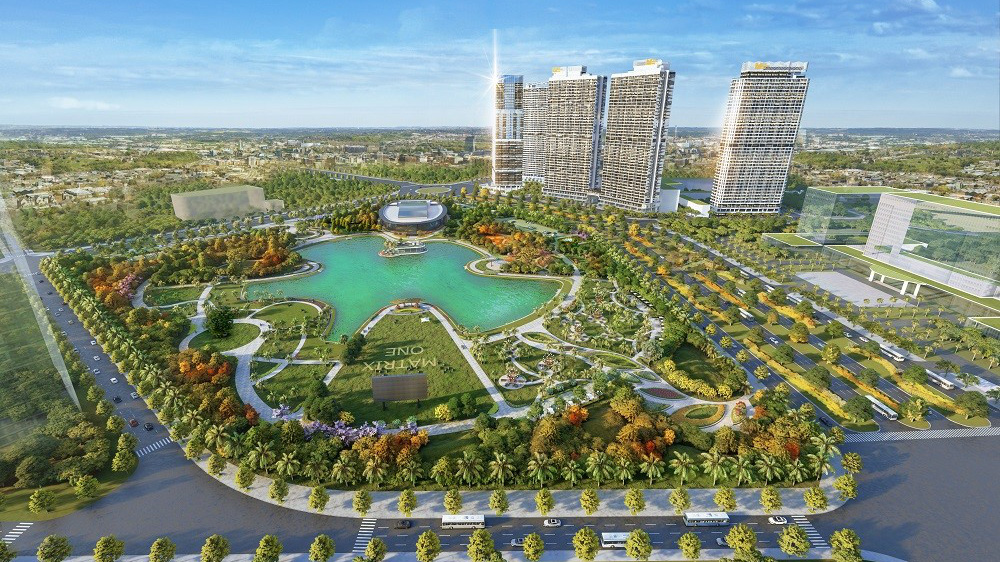 Với tổng diện tích hơn 248.000m2, tổ hợp hạng A The Matrix One là sự kết hợp hài hòa giữa phong cách xa hoa, sầm uất, tiện nghi của mô hình "thành phố trong lòng thành phố" với không gian yên bình, thư thái như nghỉ dưỡng phía Tây Hà Nội.
