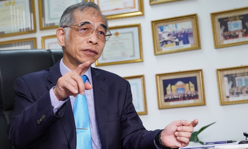 Ông Tony Liu – Tổng Giám đốc Công ty Xi măng Chinfon. Ảnh: Việt Tuấn