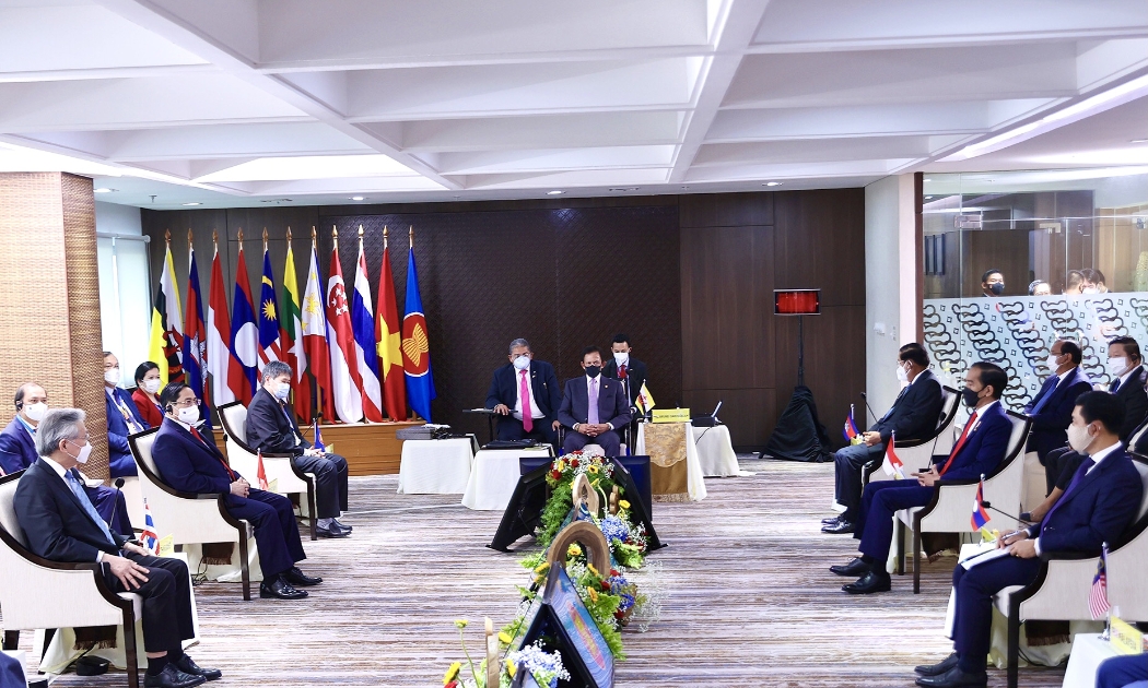 Hội nghị các nhà Lãnh đạo ASEAN chiều 24/4 - Ảnh: VGP