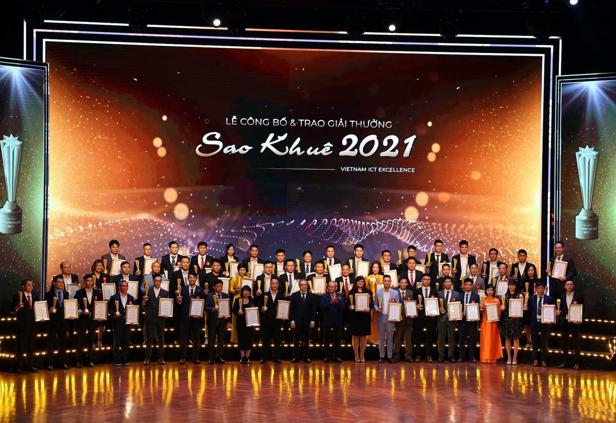 180 giải pháp, dịch vụ CNTT xuất sắc được trao Giải thưởng Sao Khuê 2021