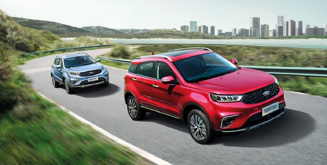 Ford Territory 2021 sở hữu ngoại hình cơ bắp đúng chất Mỹ.