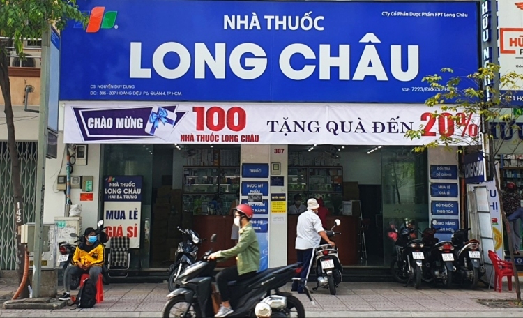 Chuỗi cửa hàng Long Châu đã đạt mốc 222 cửa hàng vào cuối quý 1/2021 - trong đó có 216 cửa hàng đã phát sinh doanh thu.
