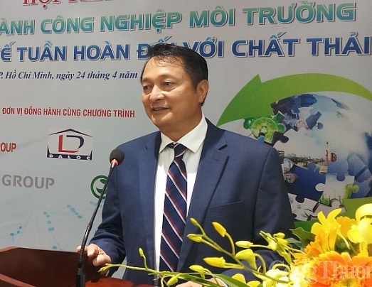 &Ocirc;ng Trần Văn Lượng. Chủ tịch Hiệp hội C&ocirc;ng nghiệp m&ocirc;i trường Việt Nam.
