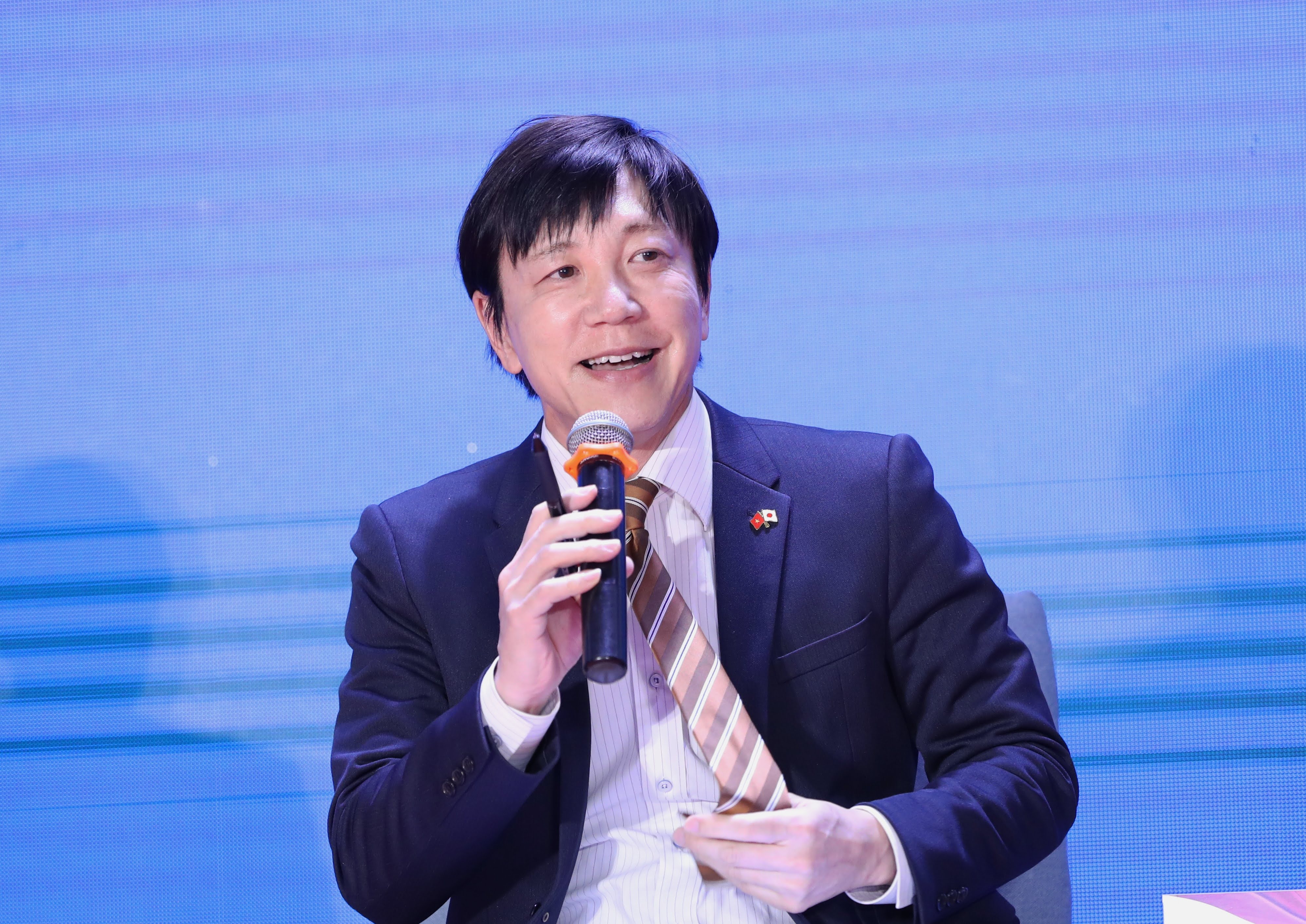 Ông Nakajima Takeo, Trưởng đại diện Tổ chức xúc tiến thương mại Nhật Bản (JETRO) tại Hà Nội.
