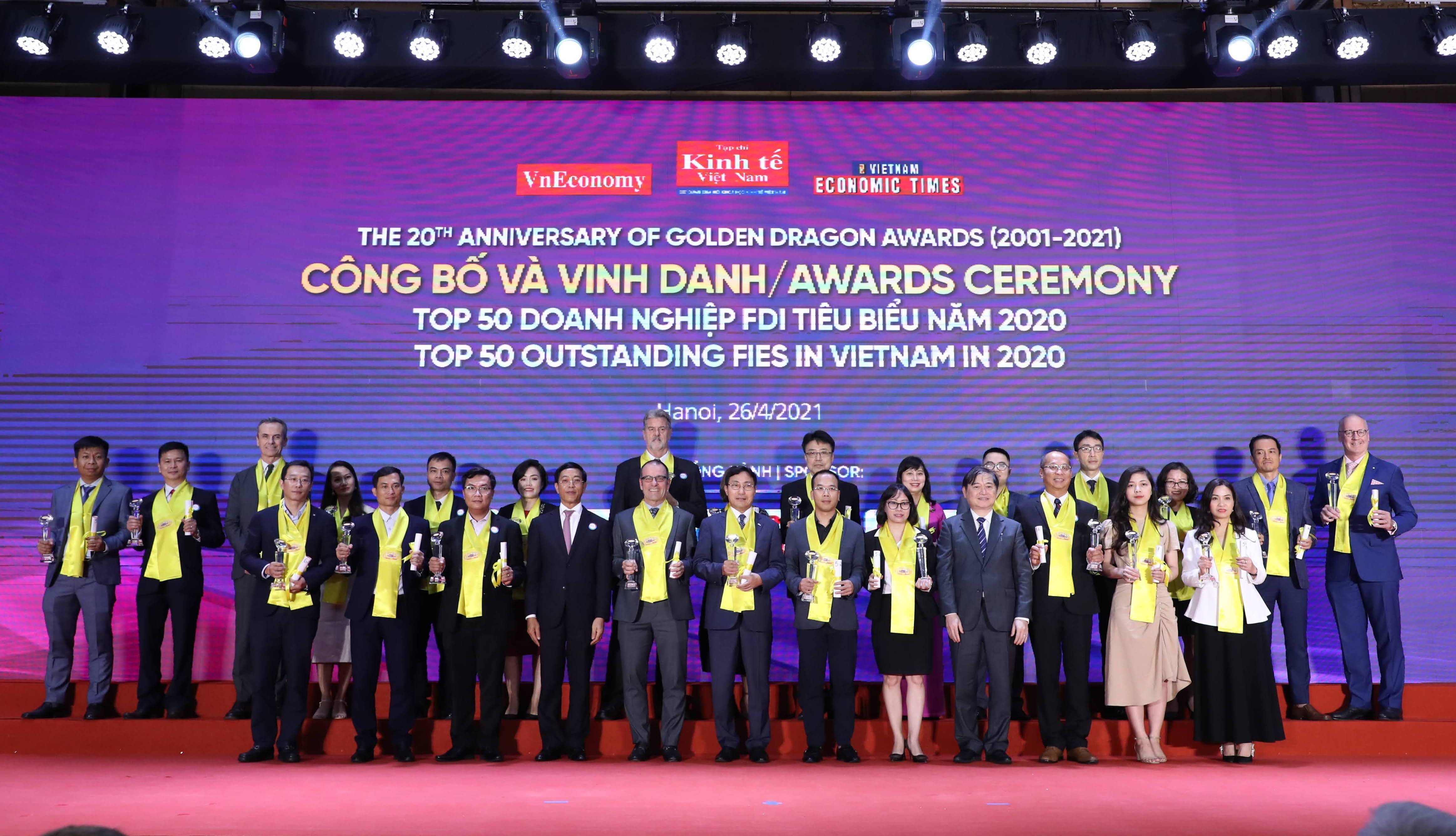 TOP&nbsp; 50 doanh nghiệp FDI ti&ecirc;u biểu 2020.