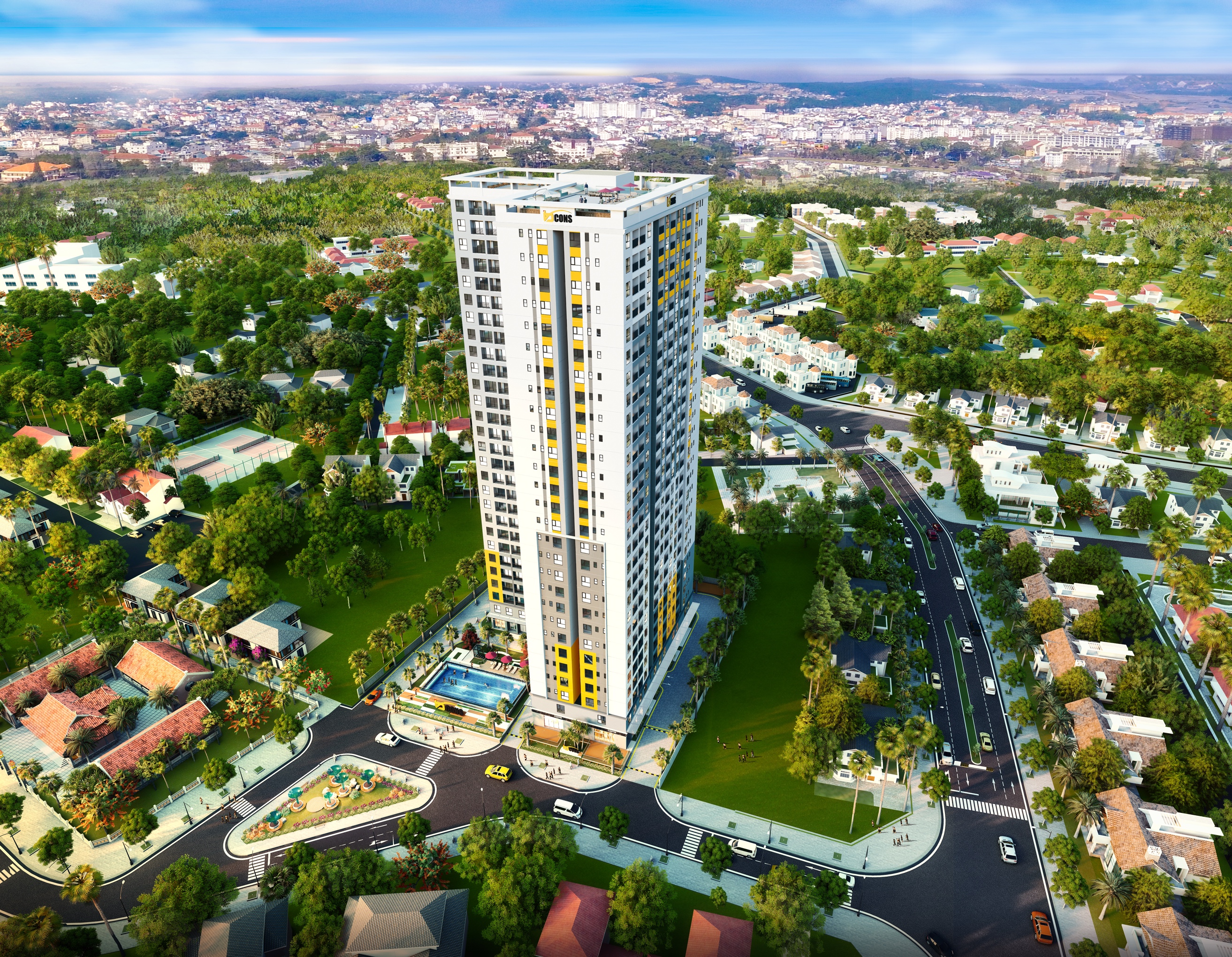 Dự án Bcons Sala vừa được Tập đoàn Bcons khởi công tại khu trung tâm Dĩ An.