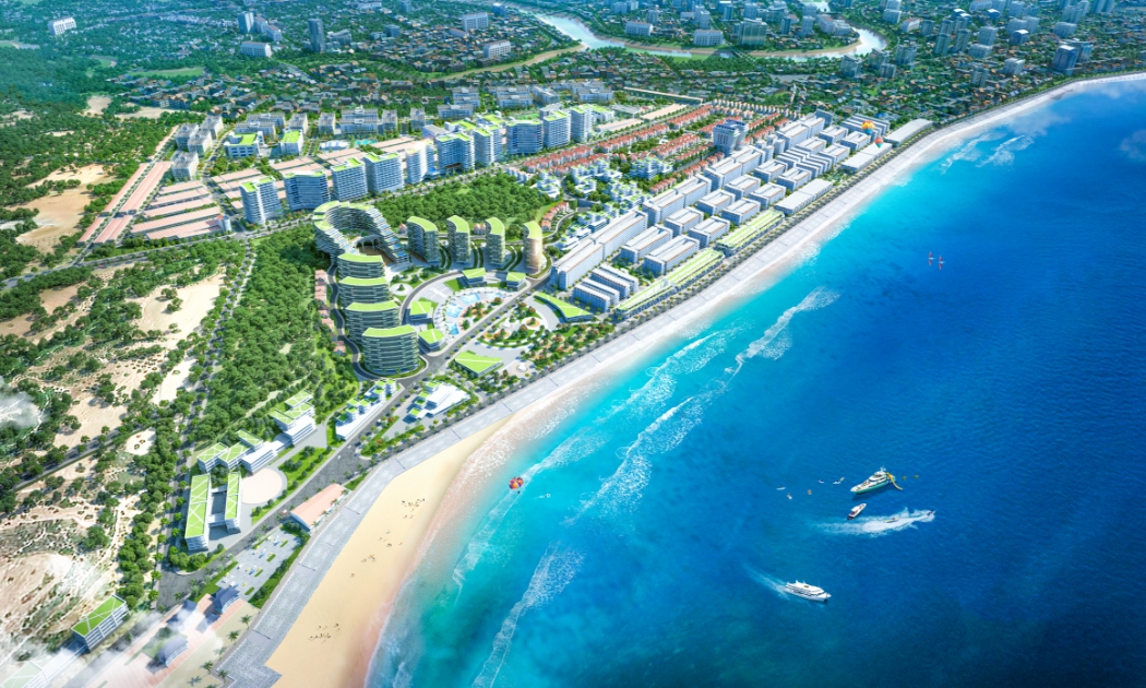 Hamubay là dự án đất nền nghỉ dưỡng biển độc đáo hiện nay, khi chiếm lĩnh vị trí trải dài trên hai phường Lạc Đạo và Đức Long.
