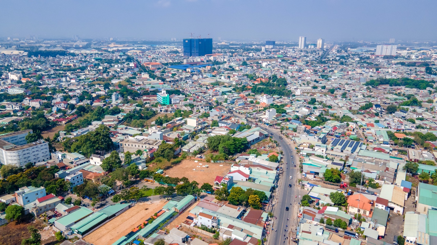 Tuyến đường DT.743 nối khu vực nội thành Bình Dương với Tp.HCM