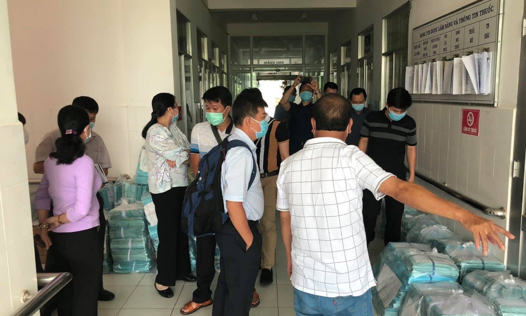 Đoàn công tác của Bệnh viện Chợ Rẫy khảo sát hiện trường xây dựng Bệnh viện dã chiến tại Hà Tiên