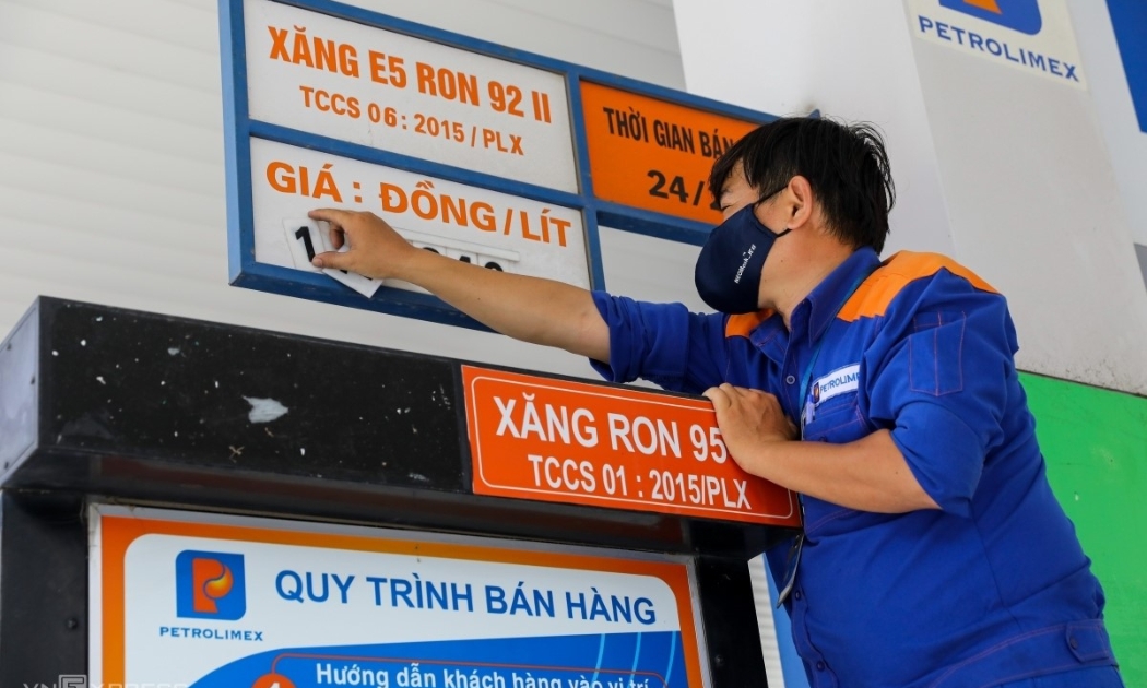 Tăng giá xăng dâu từ 15 giờ, ngày 27/4/2021