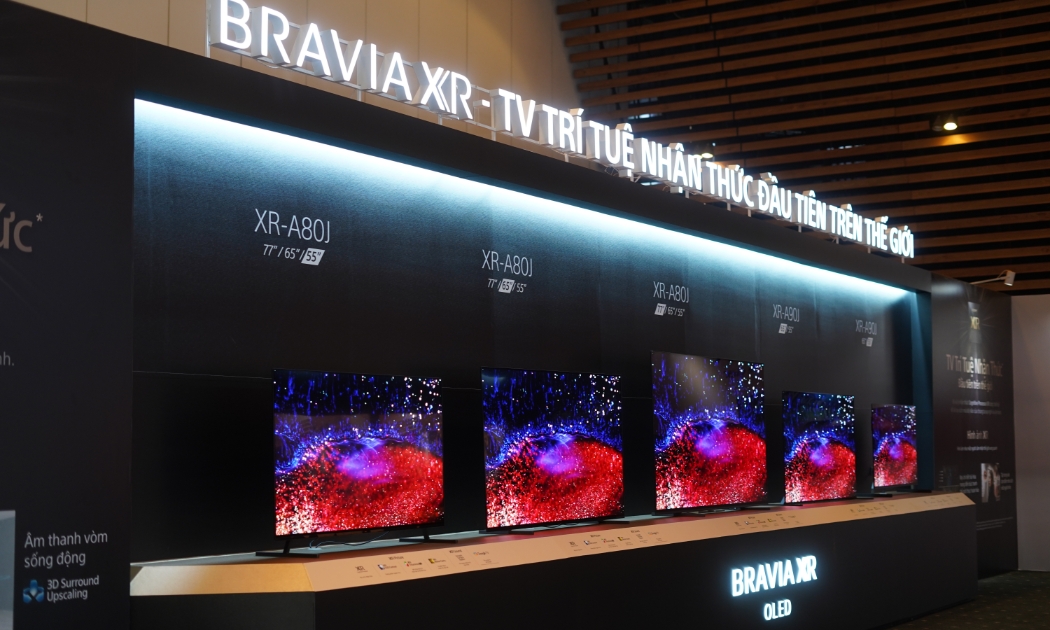 Thế hệ TV BRAVIA mới được trang bị bộ xử lý trí tuệ nhận thức Cognitive Processor XR.