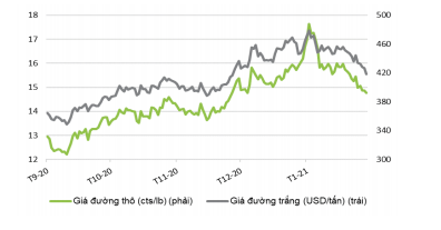 Gi&aacute; đường trong thời gian qua đ&atilde; tăng mạnh.