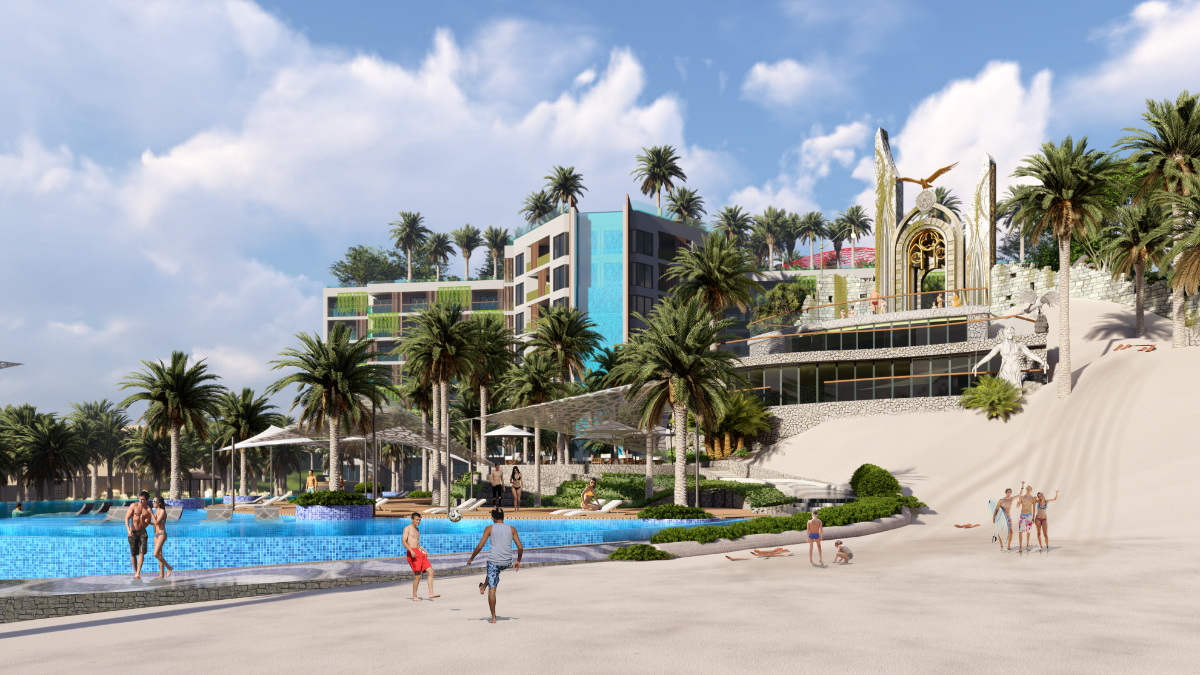 Phối cảnh dự án Swiss-Belresort Eagles.