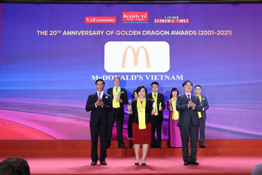 Đại diện McDonald’s Việt Nam trong chương trình Rồng Vàng 