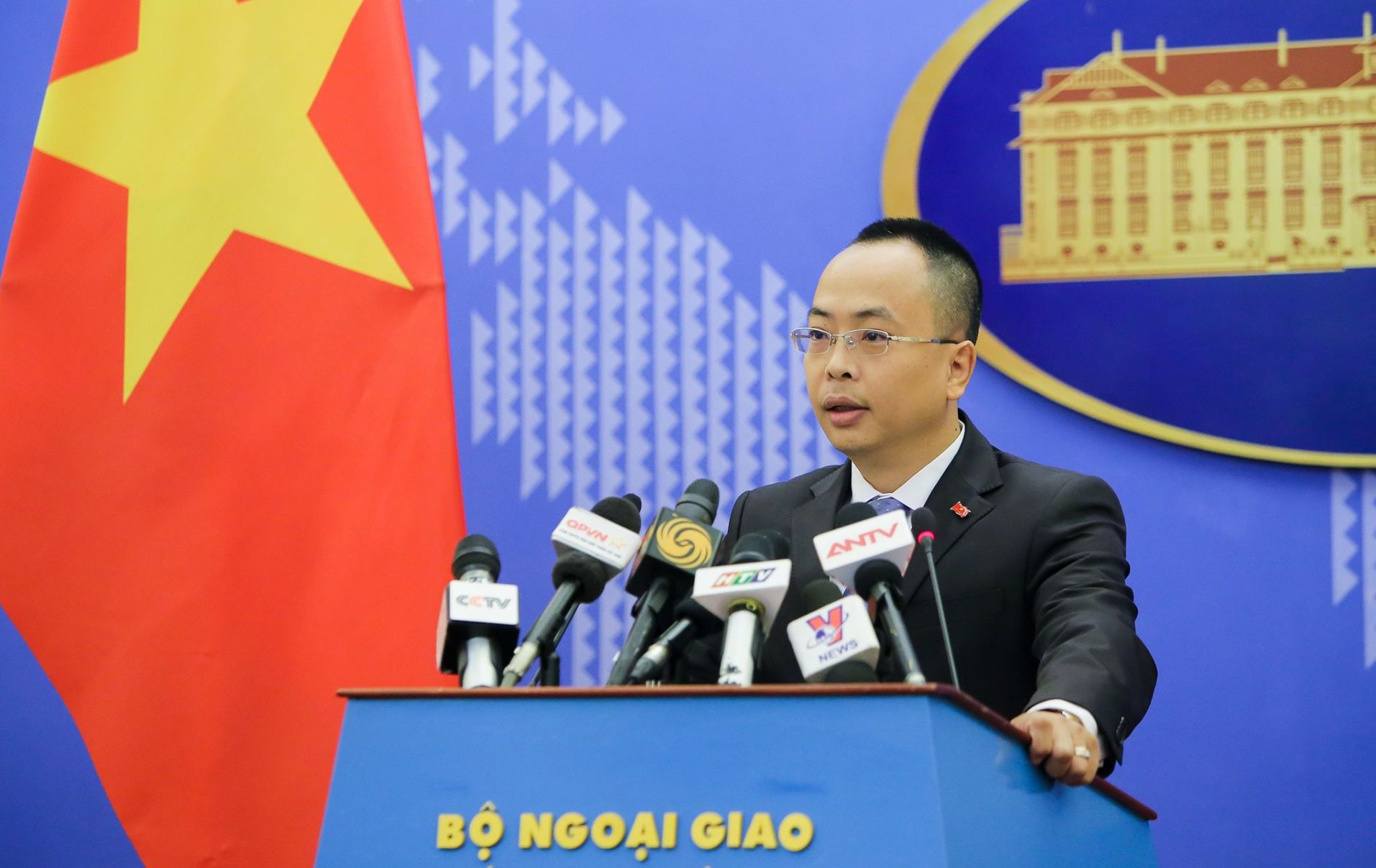 Phó phát ngôn Bộ Ngoại giao Đoàn Khắc Việt - Ảnh: Báo Thế giới Việt Nam