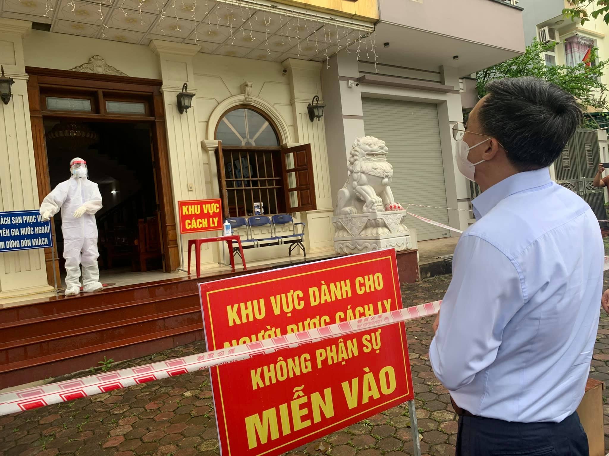 Kiểm tra khu cách ly tại khách sạn trên địa bàn thành phố Yên Bái