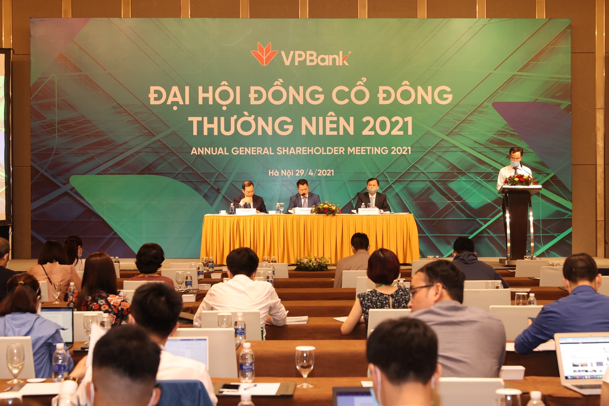 Tính đến cuối quý 1/2021, vốn chủ sở hữu của VPBank đạt gần 56.000 tỷ đồng.