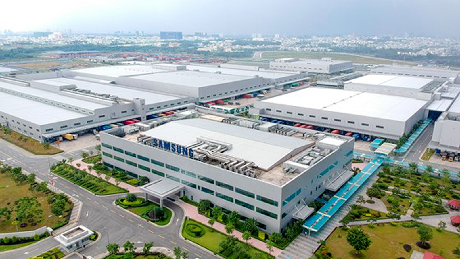 Tổ hợp sản xuất của Samsung tại Khu Công nghệ cao TP.HCM.
