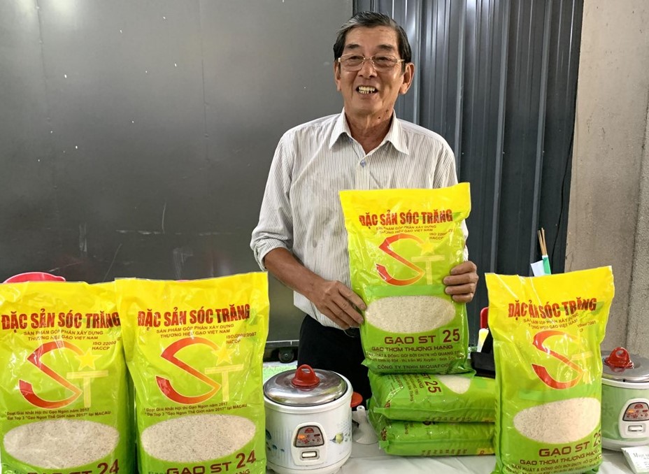 Nhãn hiệu gạo ST24 và ST 25 đã được cấp bằng bảo hộ tại Việt Nam