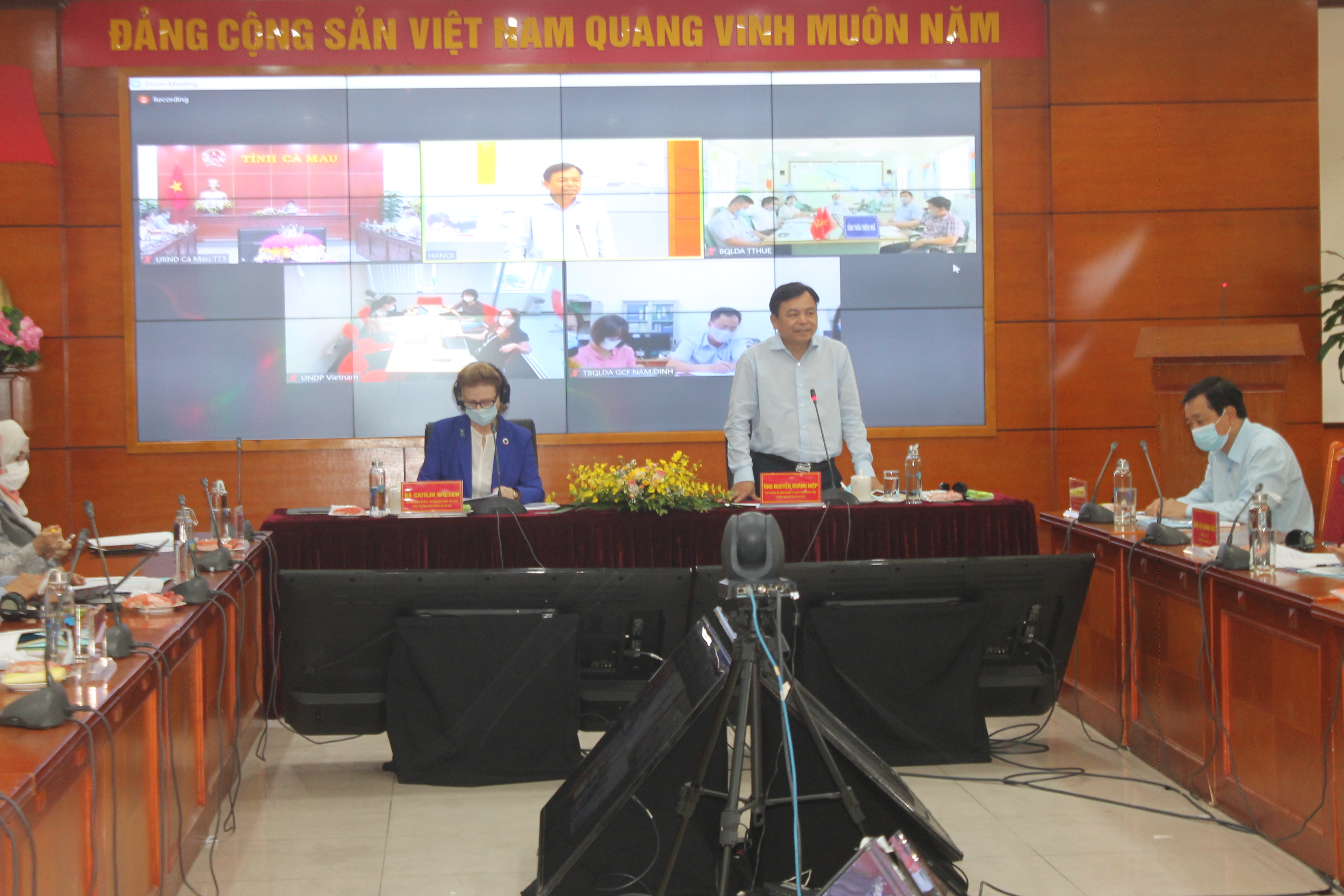 Cuộc họp trực tuyến Ban chỉ đạo Dự án CGF