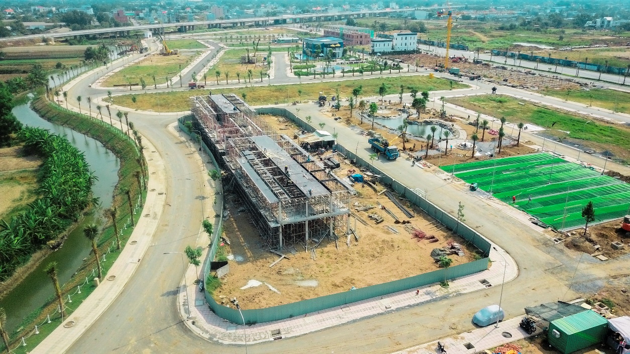 The Sol City - dự án nằm tại vị trí đắc địa, giao thoa giữa 2 huyện Cần Giuộc - Bình Chánh.