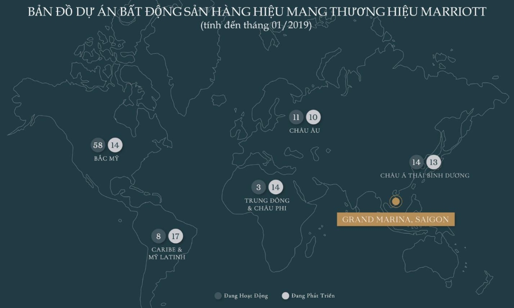 Với giá bán cao kỷ lục 18.000 USD/m2 tại thị trường Hong Kong, Grand Marina, Saigon sánh ngang với giá của các dự án căn hộ hàng hiệu sang trọng bậc nhất tại Bangkok.