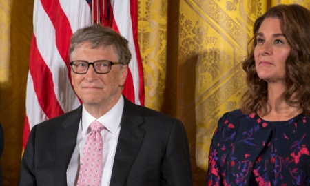 Tỷ phú Bill Gates và vợ Melinda Gates - Ảnh: Getty Images