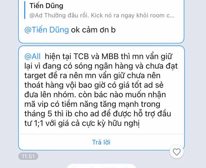 Trưởng nhóm cũng sẽ mời chào thành viên tham gia vào nhóm khác với chi phí 