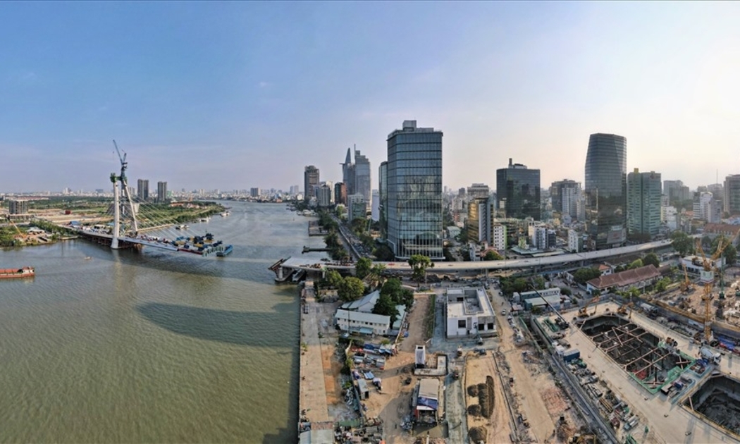 Ga Ba Son khi hoàn thành sẽ trở thành một trong các đầu mối giao thông quan trọng khu trung tâm Tp. HCM, kết nối nhiều tuyến đường lớn.