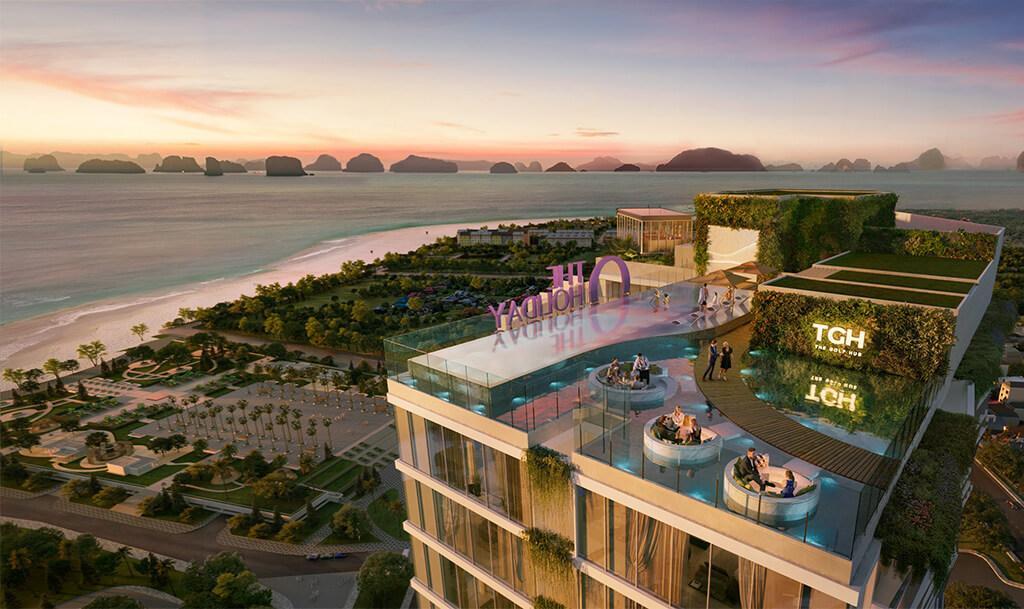 Không gian sky resort tại tầng 39 mang đến trải nghiệm trọn cảm xúc cho du khách. 