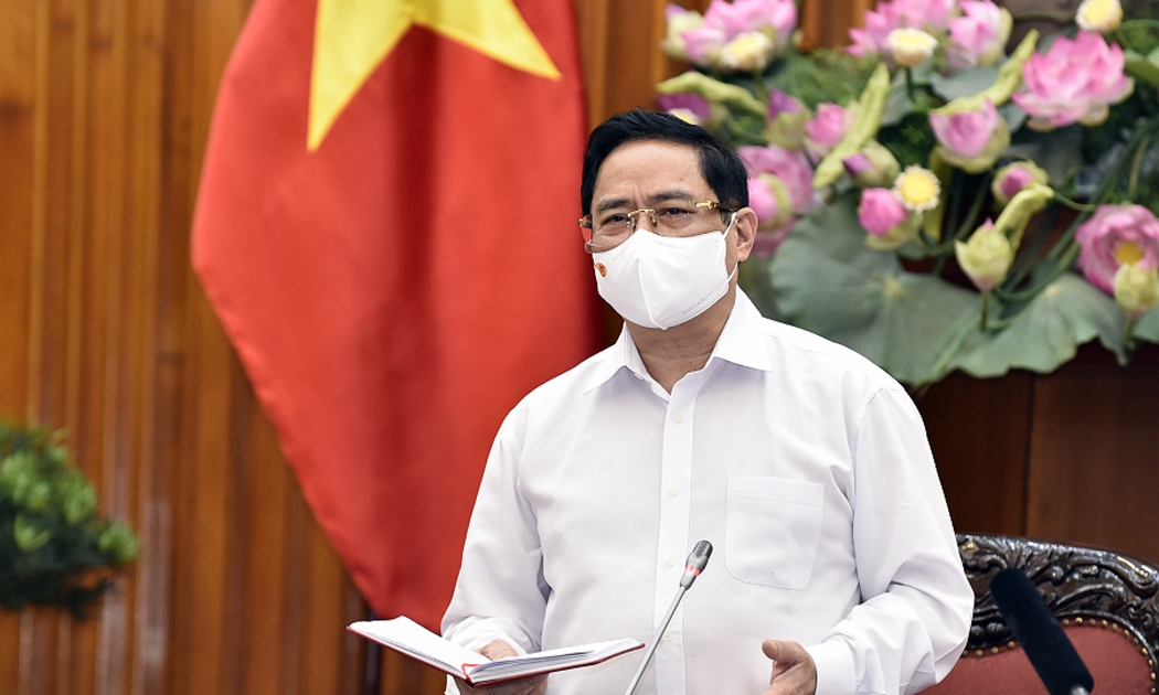 Thủ tướng Phạm Minh Chính tại buổi làm việc với lãnh đạo Bộ Giáo dục và Đào tạo - Ảnh: VGP
