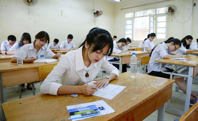 Các thí sinh sắp bước vào kỳ thi tuyển sinh năm học 2021-2022