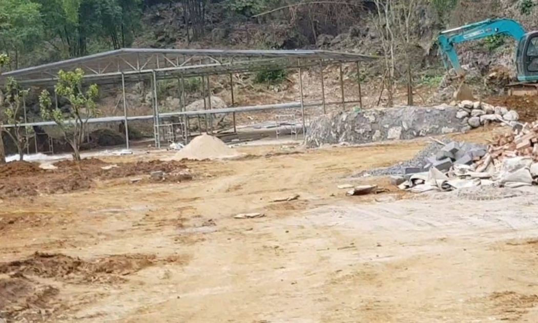 Đã có nhiều vụ vi phạm về đất đai ở Lương Sơn.