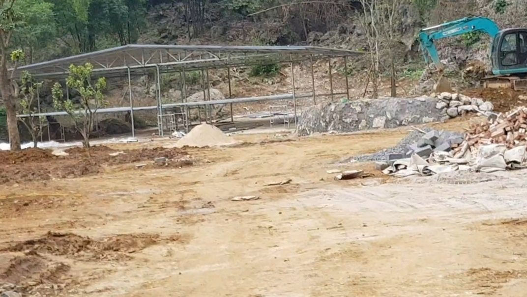 Đã có nhiều vụ vi phạm về đất đai ở Lương Sơn.