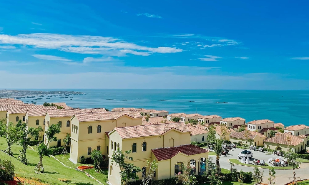 Một trong số các dự án biệt thự du lịch ở Phan Thiết.